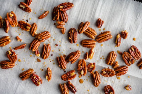 Maple Candied Pecans