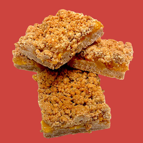 Square, Peach Crumble, 4 pack, The Bake Shack