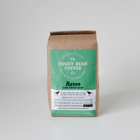 Coffee, 'Raven' DARK, 1lb, Whole Bean