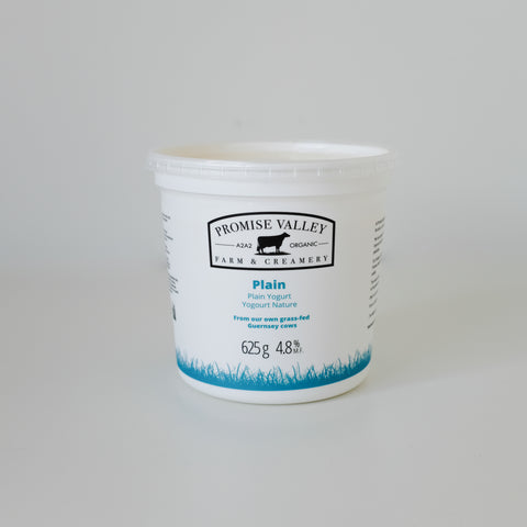 Yogurt, Plain, Organic, 625gr, Promise Valley Farm