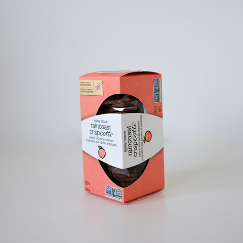 Crackers, Lesley Stowe's Raincoast Crisp, Peach Pecan, 150gr, Vancouver