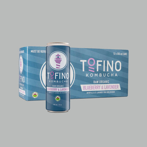 Kombucha, Blueberry Lavender, Organic *Full Case*