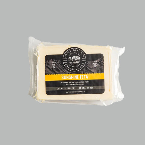 Cheese, Sunshine Feta, 210gr, Marinated Feta, Little Qualicum Cheese