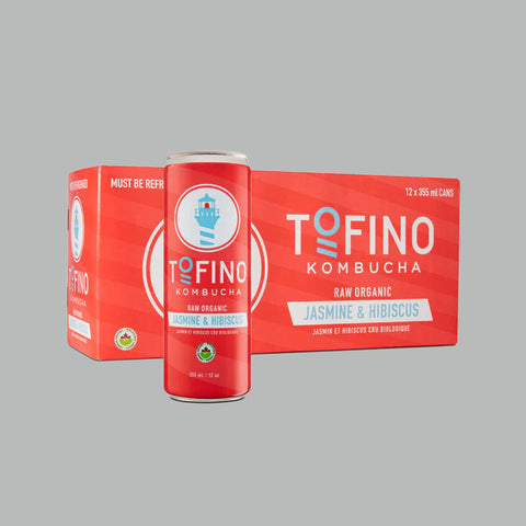 Kombucha, Jasmine Hibiscus, Organic *Full Case*