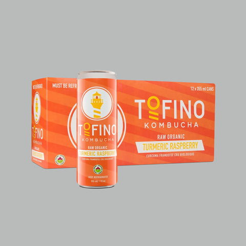Kombucha, Turmeric Raspberry, Organic *Full Case*