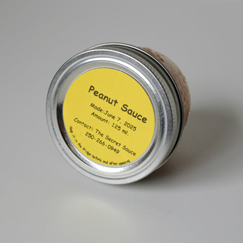 Sauce, Peanut, 125ml, The Secret Sauce