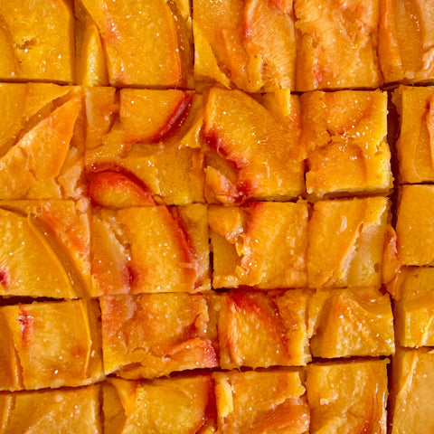 Nectarine Lemon Bars
