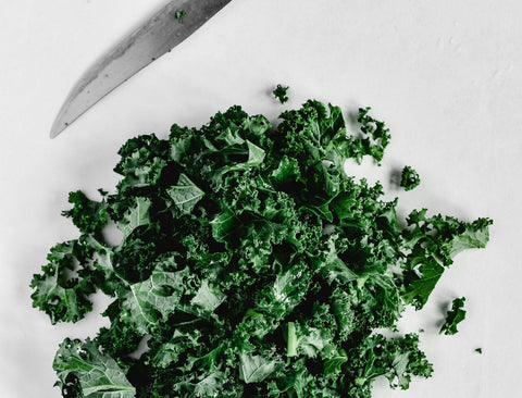 Simple Kale Salad with Panko and Parm