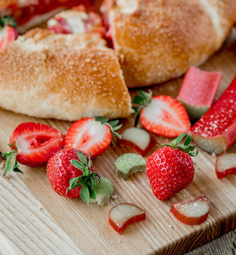 Strawberry Rhubarb Galette