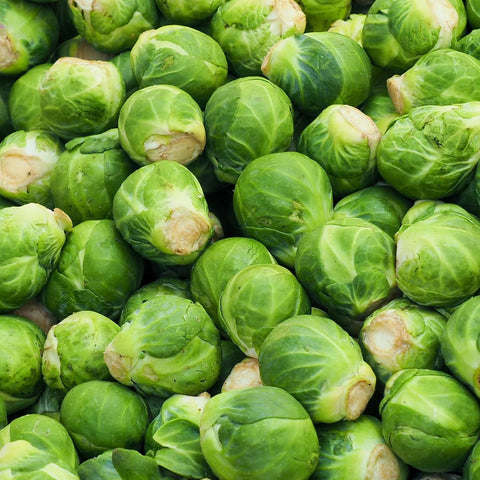 Roasted Brussel Sprouts with Almonds and Goat Cheese