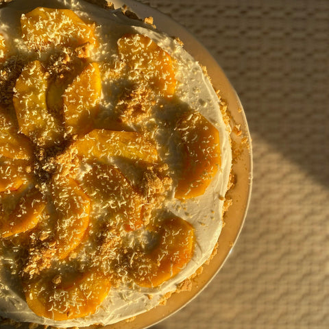 Peach Coconut Cake
