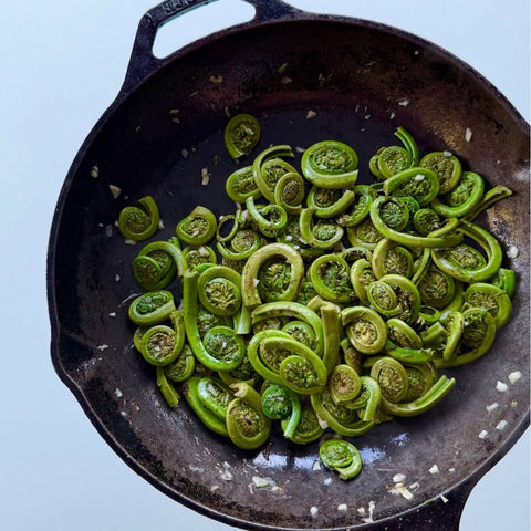 Sautéed Fiddle Heads