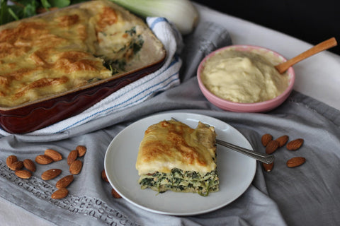 Béchamel Sauce Spinach Lasagna