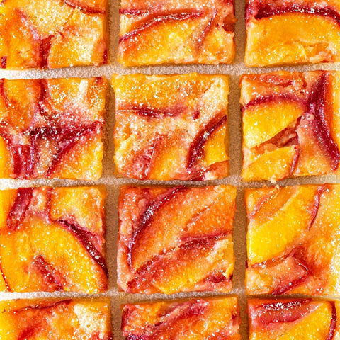Nectarine Lemon Bars