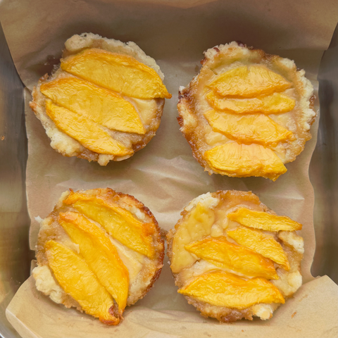Peaches & Cream Butter Tarts