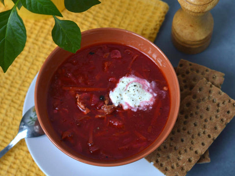 Borscht with Butter Beans