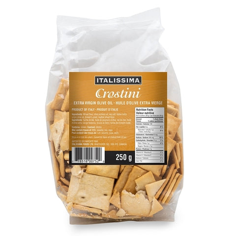 Crackers, Crostini, Olive Oil, 250gr, Italissima