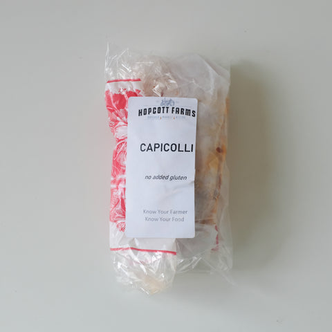Deli Meat, Capicollo, Pork, Sliced, 200g, Hopcott Farms