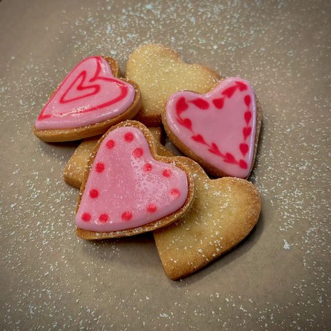Cookies, Valentines Linzer, 12pack, The Bake Shack