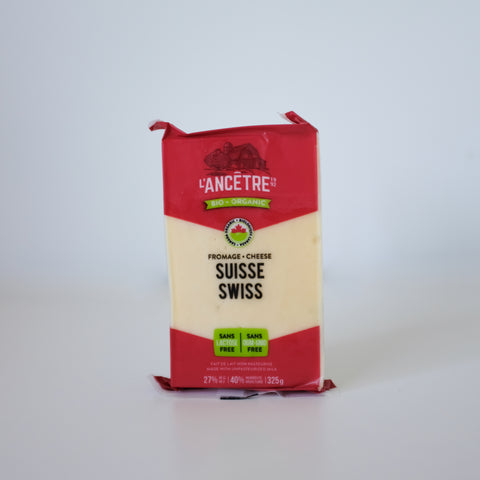Cheese, Swiss, 325gr, Organic, L'Ancetre Fromagerie
