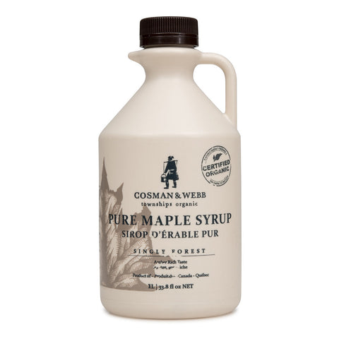 Maple Syrup, Dark Amber, 1L, Organic