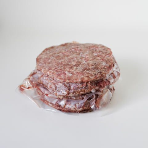 Beef, Burgers, 4 x 6oz, Frozen