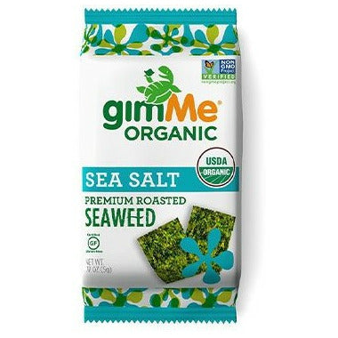 Seaweed Snack, Roasted Sea Salt, Organic, 6 pack