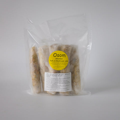 Steamed Tofu & Mushroom Rolls, 7 pc, Osom
