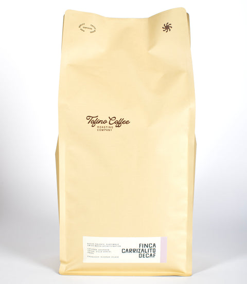 Decaf coffee bag