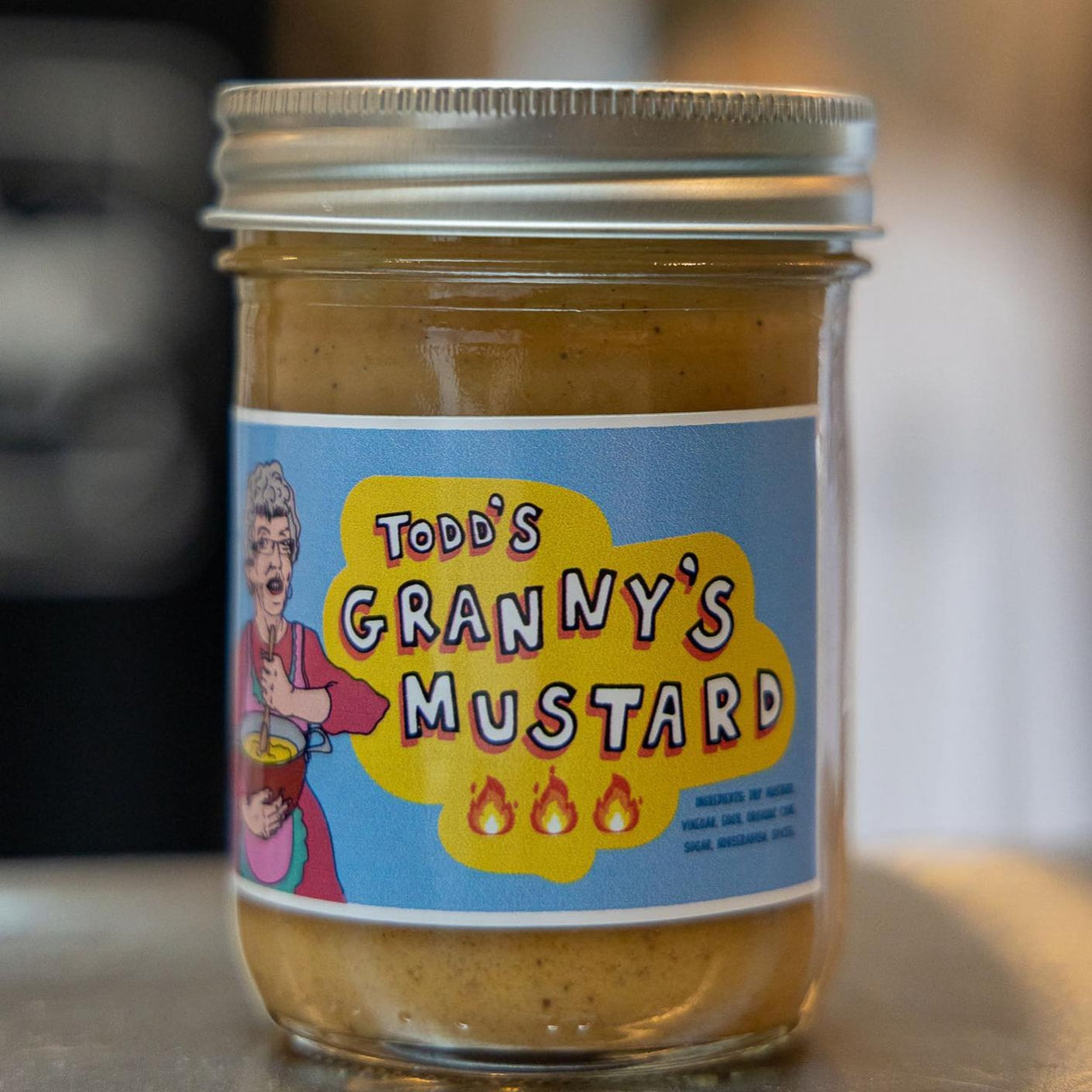 Todd's Granny's Mustard, 250ml Tofino Ucluelet Culinary Guild