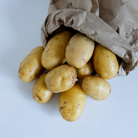 Potatoes, German Butter (Sieglinde) Fresh, 3lb, Green Fire Farm