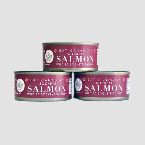 Salmon, Canned Sockeye, 1 can, 160gr, Effingham Oyster Inc