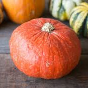 Squash, Orange Kabocha, 1ct, Approx 3 lbs, Organic, Tatlo Road Farm