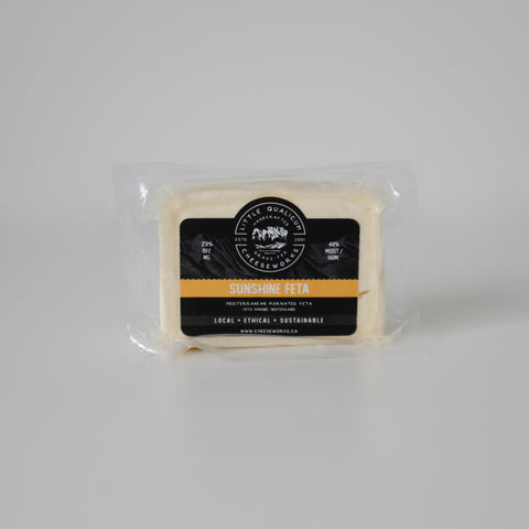 Cheese, Sunshine Feta, 210gr, Marinated Feta, Little Qualicum Cheese
