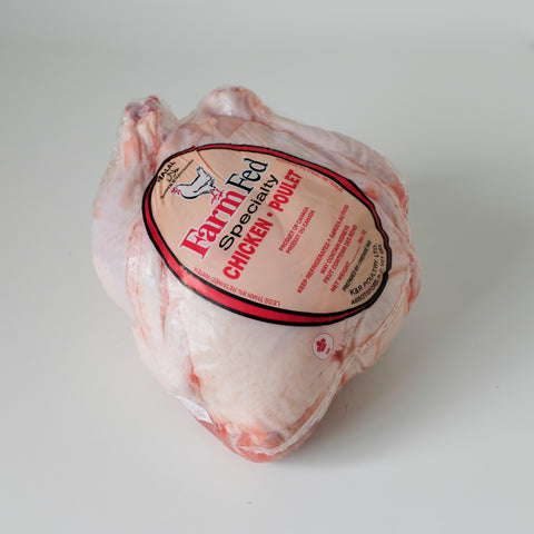 Chicken, Whole, Free Run, Fresh, Approx 3-4lb, Final Price Based on Weight at $ 5.99/ lb