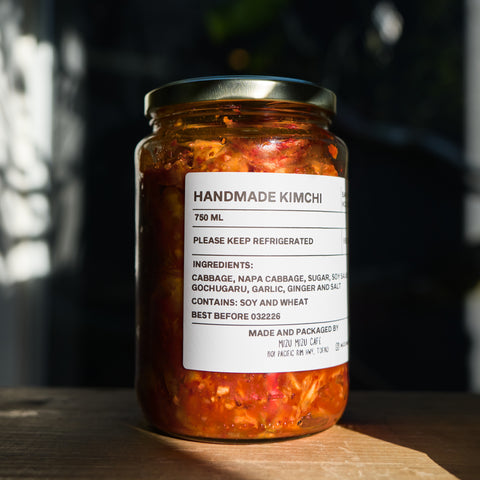 Kimchi, 750ml, Vegan, Mizu Mizu