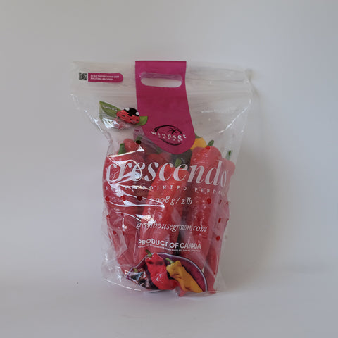 Peppers, Sweet Tooth, 2lb, Bagged, B.C Hot House