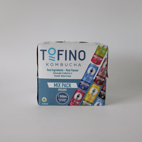 Kombucha, Probiotic Mixed Pack, 6x355ml, Organic, Tofino Kombucha