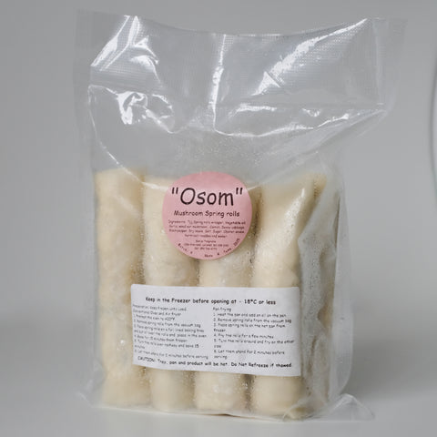 Spring Rolls, Mushroom, 8 pieces,  Frozen,  Osom