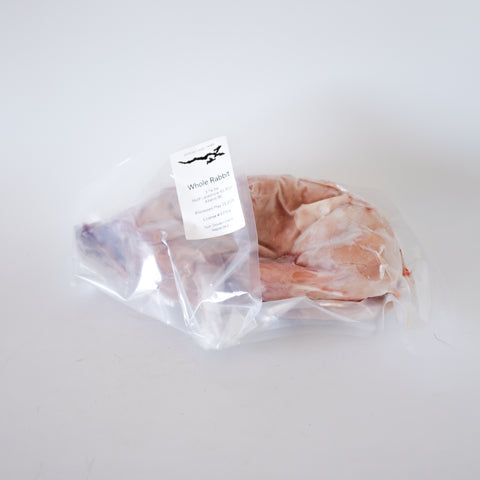 Rabbit, Whole, Frozem, Approx 3lb, Sproat Lake Farms, Port Alberni (AD11F)